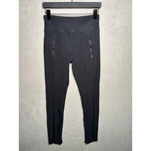 Athleta Women's Black Legging Pant Zipped Pockets Size XS‎
